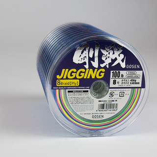 Gosen PE8 100lb Jigging 8-Braid Multicolor